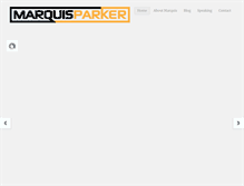 Tablet Screenshot of marquisparker.com